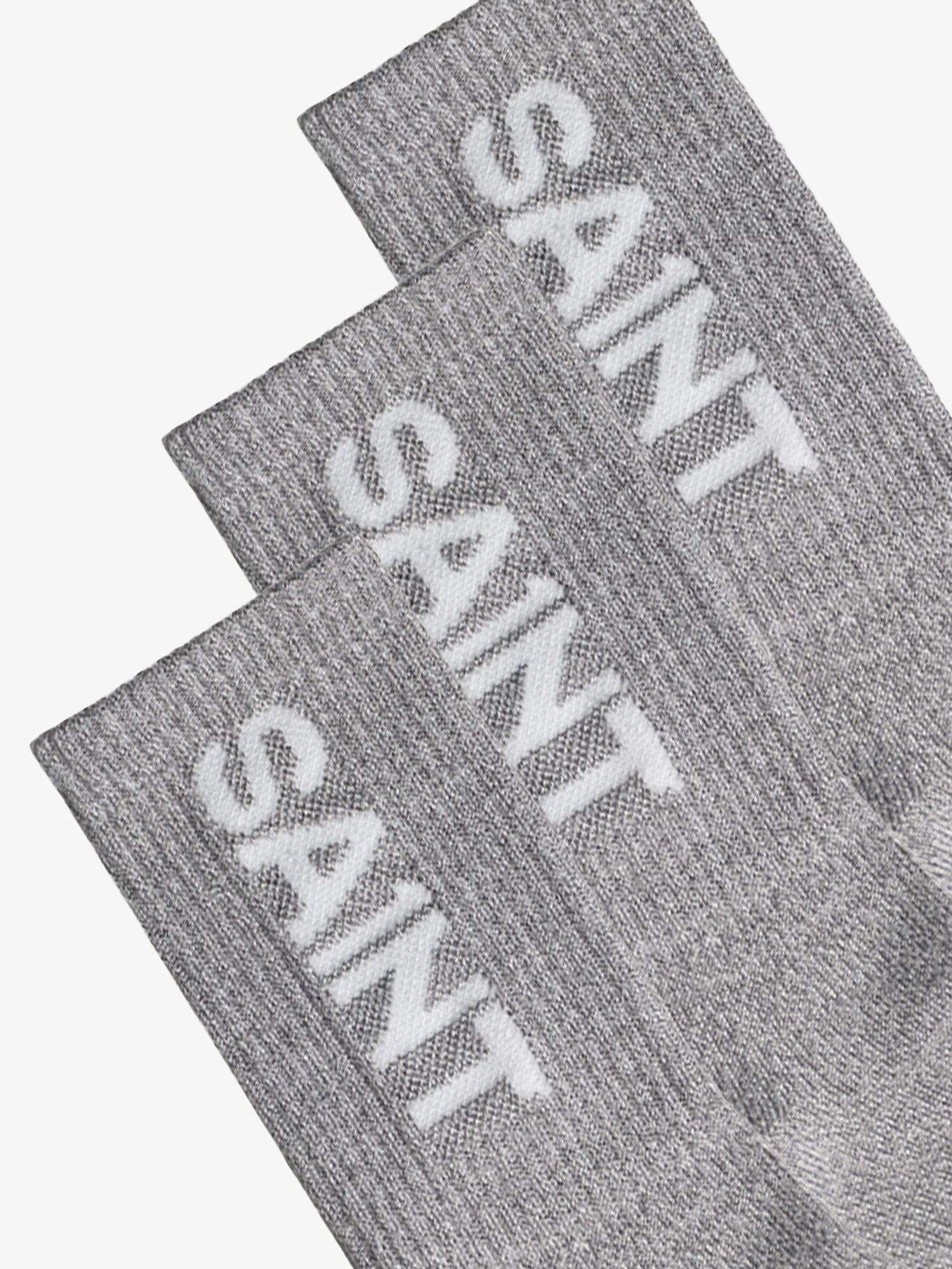 SA1NT Bamboo Crew Socks, 3 Pack | Grey