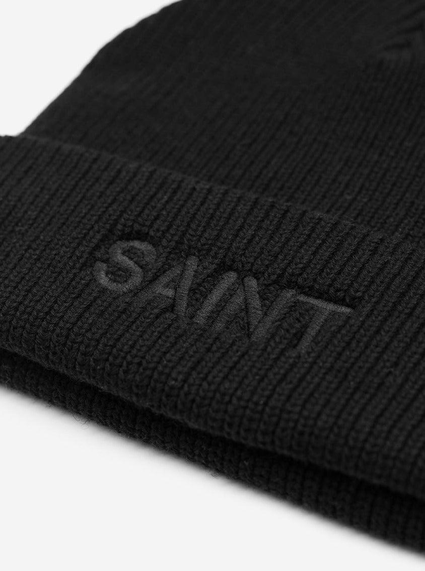 SA1NT Skull Beanie | Black