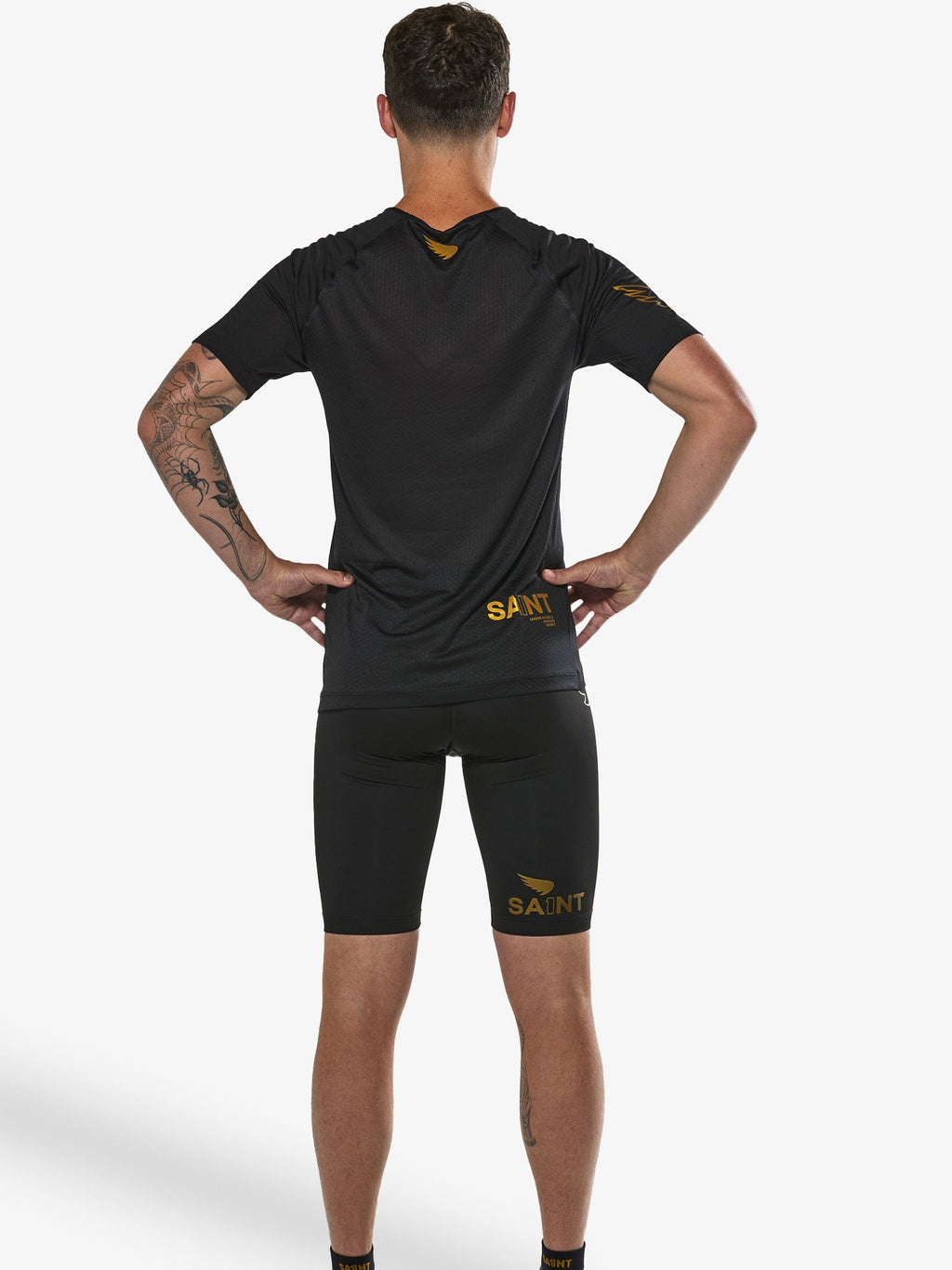 Men's P1 Elite Run Top | Black