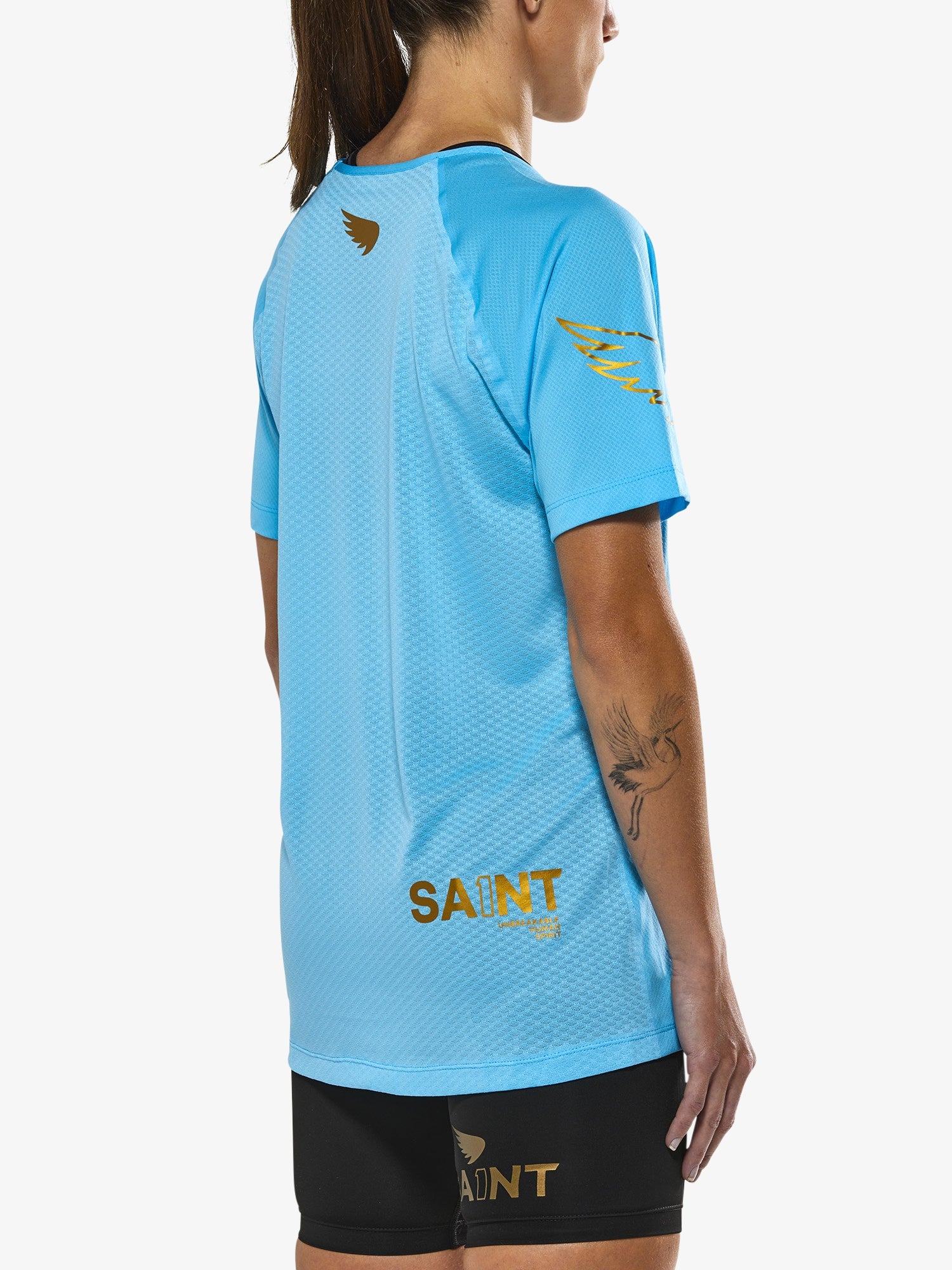 Women's P1 Elite Run Top | Light Blue