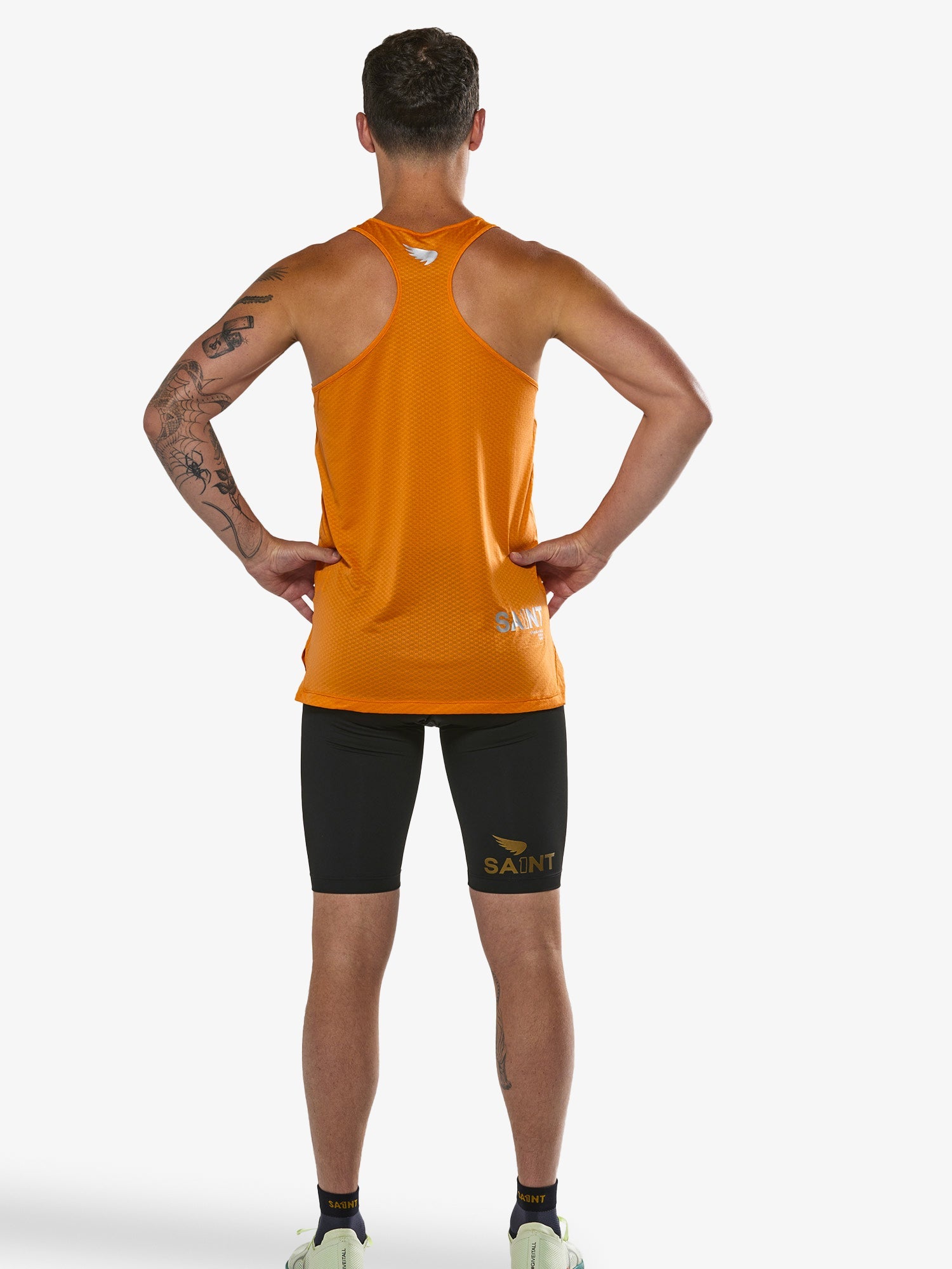 Men's P1 Elite Run Singlet | Orange