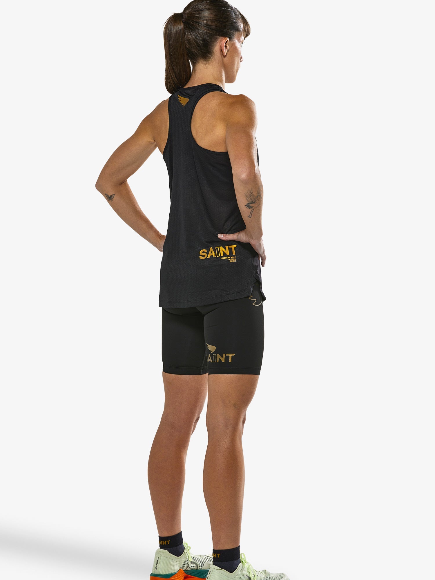 Women's P1 Elite Run Singlet | Black