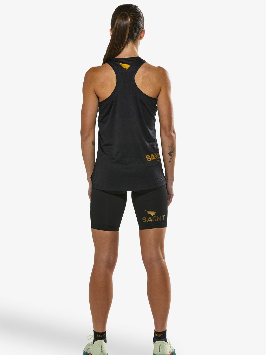 Women's P1 Elite Run Singlet | Black