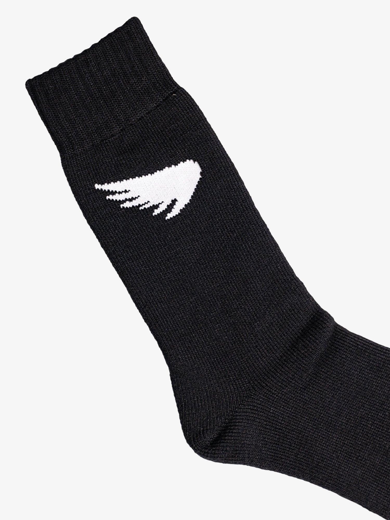 Unisex SA1NT Winter Bamboo Crew Socks | Black