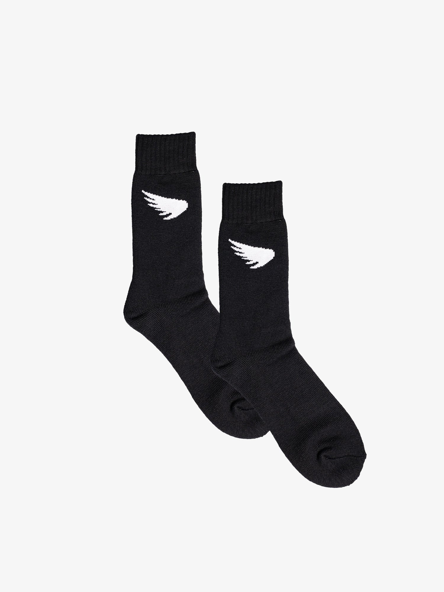 Unisex SA1NT Winter Bamboo Crew Socks | Black