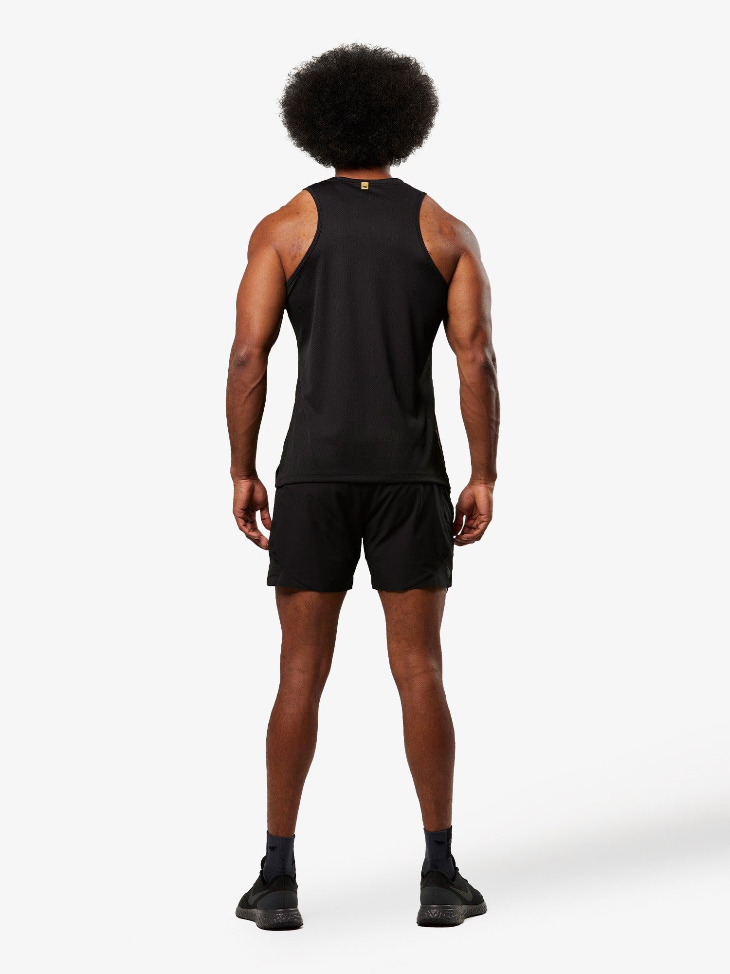 Men's Run Singlet | Black